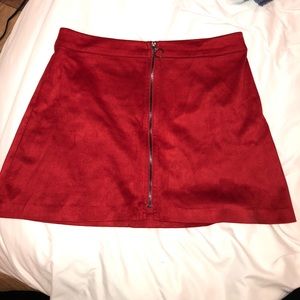 Suede Zara Mini Skirt